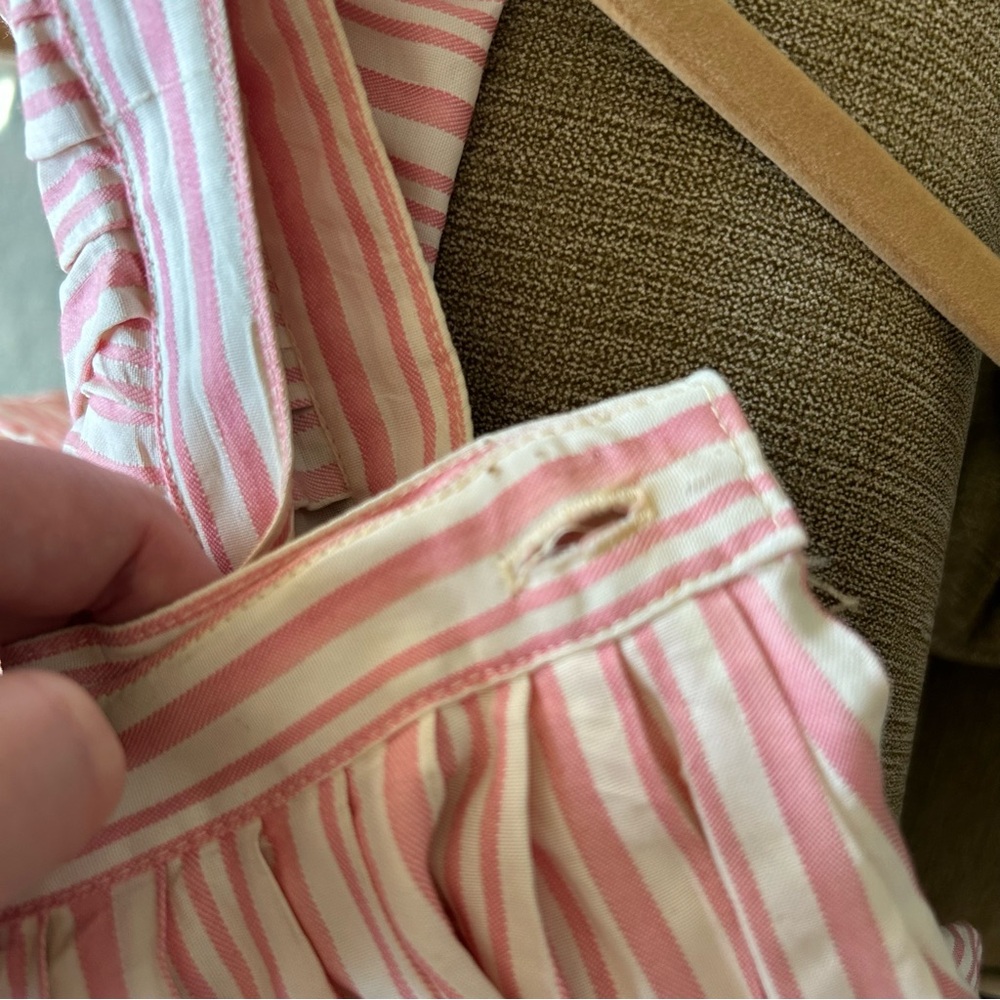 Vintage 50s candy striper skirt set - Picture 15 of 15